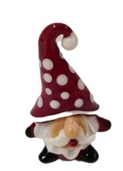 Figurka Mikołaj skrzat szkło artystyczne