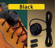 SZNURÓWKI AUTOMATYCZNE obrotowe boa czarne sznurowadła do butów 2 szt