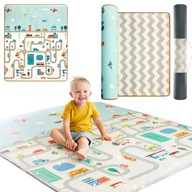 Mata Piankowa EDUKACYJNA Gruba Dwustronna DUŻA 180 x 150cm x 2cm Dla Dzieci