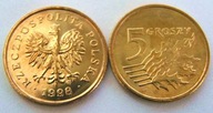 1998 r 5 gr groszy MW * MENNICZE