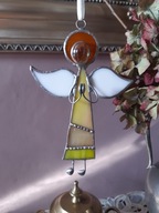 „Aniołek przywieszka ” nr K ) witraż Tiffany, IDEALNY PREZENT .