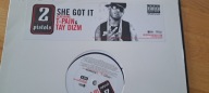 2 pistols - she got it
