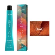 Farba do włosów permanentna rozjaśniająca, Lakme Collage Mix 0/40 60 ml