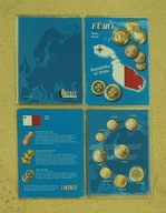 Lindner - Karta na jeden zestaw monet € (Malta)