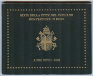 WATYKAN - Zestaw monet - 1 Cent - 2 Euro 2005 - Jan Pawel II - UNC