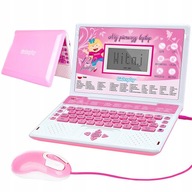 Laptop edukacyjny Kinderplay 120 funkcji PL/EN Nauka i zabawa 3+
