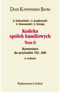 Kodeks spółek handlowych tom 2 Komentarze Beck BDB