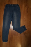 Spodnie dresowe dresy ala dżinsowe 140 9-10 lat