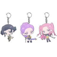 3X Figurki KPOP DEMON HUNTERS BRELOKI DO KLUCZY ACRYLIC - Rumi Mira i Zoey