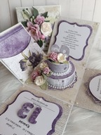 Exploding Box, kartka na urodziny, imieniny