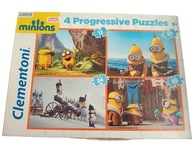 CLEMENTONI PUZZLE MINIONKI 4w1 3+ 12, 20, 24 i 35 elementów