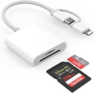Czytnik kart SD do telefonu/tabletu/aparatu, USB C,lightning