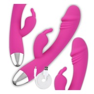Wibrator Króliczek Damski G Mocny Dwa Silniki Mas