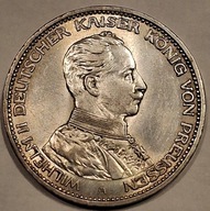 3 Marki 1914 A Prusy mennicza