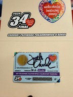 KOLEKCJONERSKA LIMITOWANA KARTA 34 FINAŁ WOŚP Z PODPISEM JURKA OWSIAKA