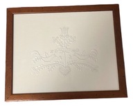 Obraz haftowany "Pawie słowackie" 1983 rok H. Dulemba