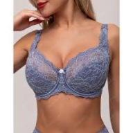 Biustonosz Lanny Mode 11676 niebieski SEMI SOFT 90F