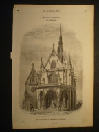 rodowa gotycka kaplica Bourbonów, oryg 1855