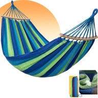HAMAK OGRODOWY DWUOSOBOWY XXL – SOLIDNY I KOMFORTOWY 250 kg 260 x 155 LEWER