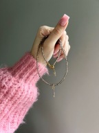 Naszyjnik Kwarc Dymny Kamień Naturalny Energia Ochrona Prezent Dla Niej