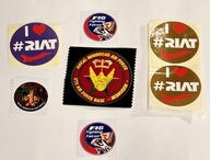 Emblemat wojskowy na rzep MAROKO Benguerir RIAT 2024 F-16 TATTOO naklejki