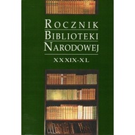 Rocznik Biblioteki Narodowej STARODRUKI Księgi