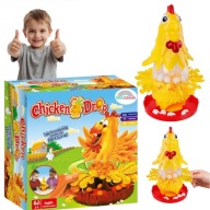GRA ZRĘCZNOŚCIOWA OSKUB KURCZAKA DLA DZIECI I DOROSŁYCH BIERKI ZABAWKA