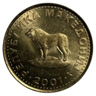MACEDONIA - 1 DENAR - 2001