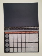 kalendarz spotkań organizer uniwersalny planer terminarz bez dat