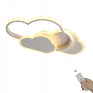 LAMPA SUFITOWA PLAFON ŻARÓWKA LED WISZĄCA CHMURKA ŚCIEMNIALNA PILOT 32W