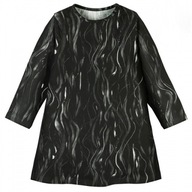 WIMMA, sukienka, czarna ze wzorem