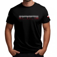 Koszulka Patriotyczna Polscy Patrioci | ZIEMI NIE ODDAMY |CZARNA | M-męska