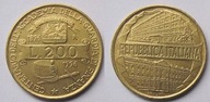 Włochy 200 lir 1996