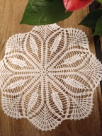 Serwetka szydełkowa - wiosenna