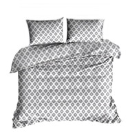 pościel bawełna lux 180x200 + 2x70x80 zamek B 300 romby