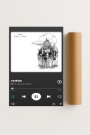 Plakat bez ramy 21x30cm Castles Lil Peep emo rap art muzyka | Prezent