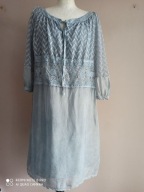 Lisa Tossa sukienka z jedwabiem haft cekinki xl