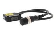 Czujnik fotoelektryczny laserowy prostokątny Omron 0.2-15m, kabel 0.3m