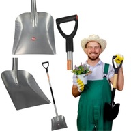 ŁOPATA SZUFLA METALOWA DO PRACY W OGRODZIE KOPANIA PIASKU ZIEMI WĘGLA