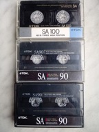 TDK SA 90 , RAZ NAGRANE , 3 KASETY Z FOTKI