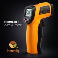 Pirometr Benetech GM550E Termometr Bezkontaktowy IR Laser -50 do 550°C 12:1