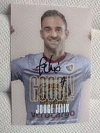 Zdjęcie 10x15 autograf Piast Gliwice Gol Jorge Felix sezon 2024/25