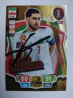 Karta panini autograf Iran Jahanbakhsh World Cup Qatar 2022 Game Changer