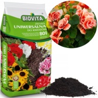 Ziemia uniwersalna do kwiatów warzyw roślin krzewów z nawozem BIOVITA 80L
