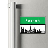 MAGNES TURYSTYCZNY Z PANORAMĄ POZNAŃ – PAMIĄTKA NA LODÓWKĘ