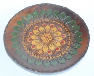 Talerz drewniany 18,5 cm SAWA CZERHONIAK Gorlice