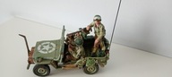 KING AND COUNTRY JEEP WILLYS DDO75 Z ŻOŁNIERZAMI