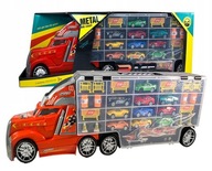 CIĘŻARÓWKA AUTO LAWETA RESORAKI Z WYRZUTNIĄ METAL TRANSPORTER NA AUTKA