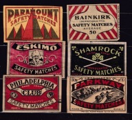 Rosja p/w eksport stare etykiety zapałczane, ( 16 ) /Ziel./