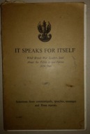 Leitgeber IT SPEAKS FOR ITSELF BRITISH WAR 1946r.
